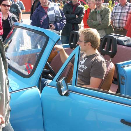 Teambuilding mit Trabant in Hasenwinkel