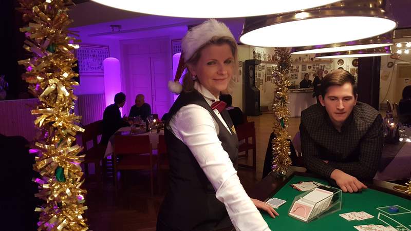 Christmas-Casino mit Santa Claus