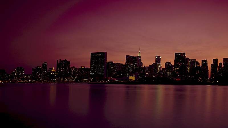 Incentive Reise Gruppenreise New York Manhattan Skyline bei Nacht