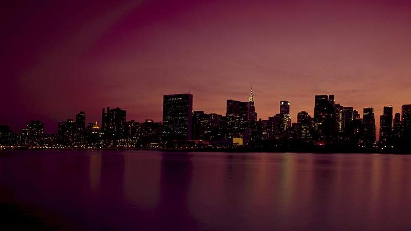 Incentive Reise Gruppenreise New York Manhattan Skyline bei Nacht