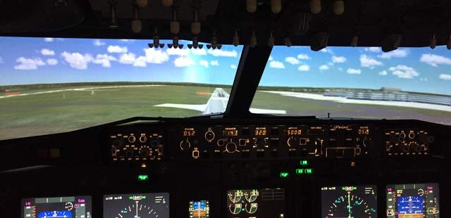 Cockpit Flugsimulator