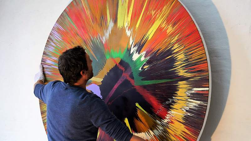 Spin Painting Spin Art