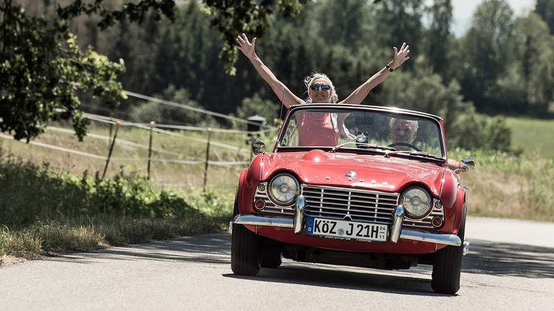 triumph bei der der lord george rallye