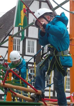 Mobiler Kinderhochseilgarten - CO2 neutral