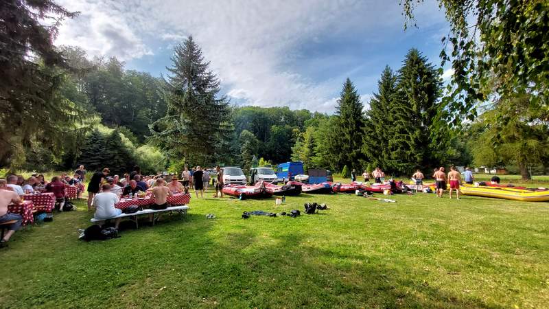 Schlauchboottour im Muldental inkl. BBQ