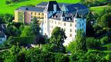 Außenansicht auf Schloss Berg und das Hotel