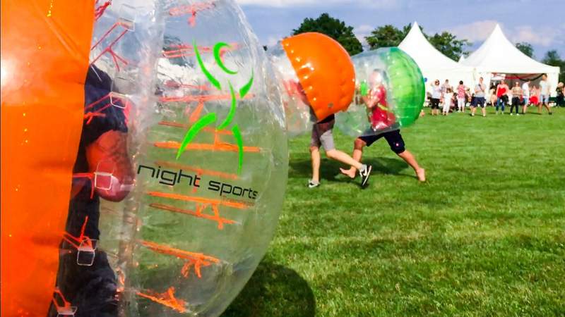 Bubble Ball zum Teamevent Bubble Ball zum Teamevent