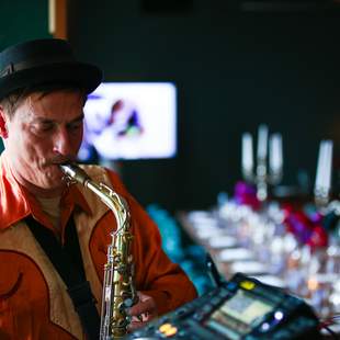 Diner @ Soho Berlin for Formula E comitée Weihnachtsfeier Musikprogramm