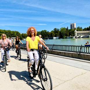 Fahrradfahren am Retiro Park