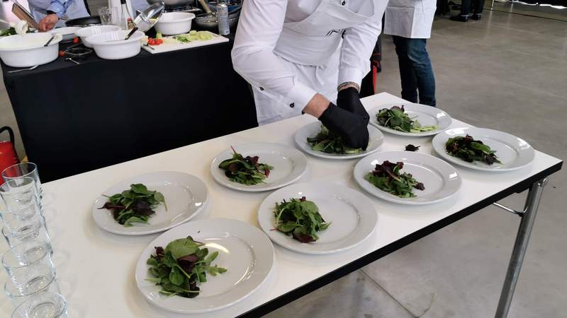 Team Kochen / Grillen auf Schloss Dennenlohe