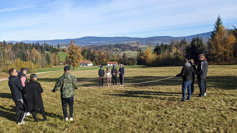 Azubi-Training auf Selbstversorgerhütte