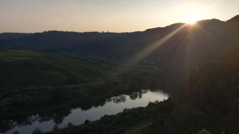 Mosel Sonnenuntergang