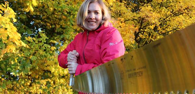 Sägen Teamaufgabe Teamwork