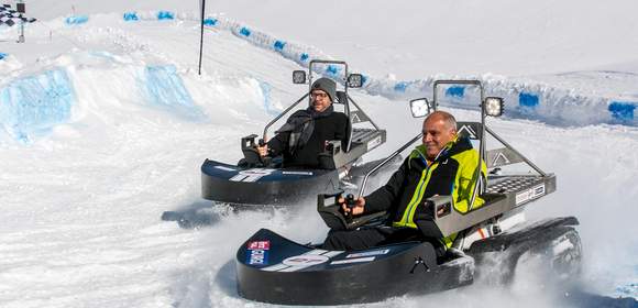 Neu! Teamevent mit Elektro-Bobs im Schnee