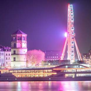 Düsseldorf Weihnachtsfeier Schiff & Hotel