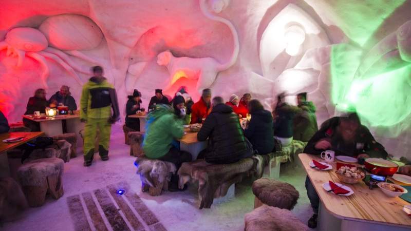 Käsefondue-Plausch in der IgluLodge
