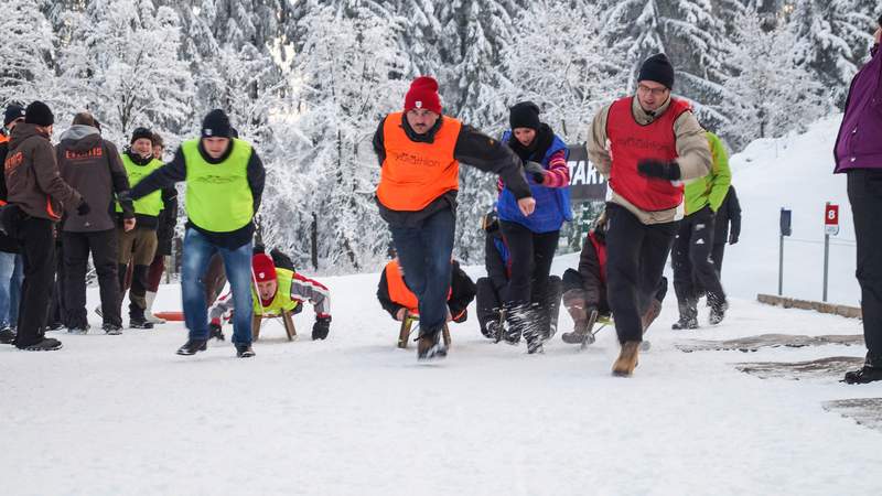 Biathlon Action im Sauerland