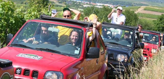 Pilotierte Weinsafari Weinsafari mit Cabriojeeps | Wein-Genussreise