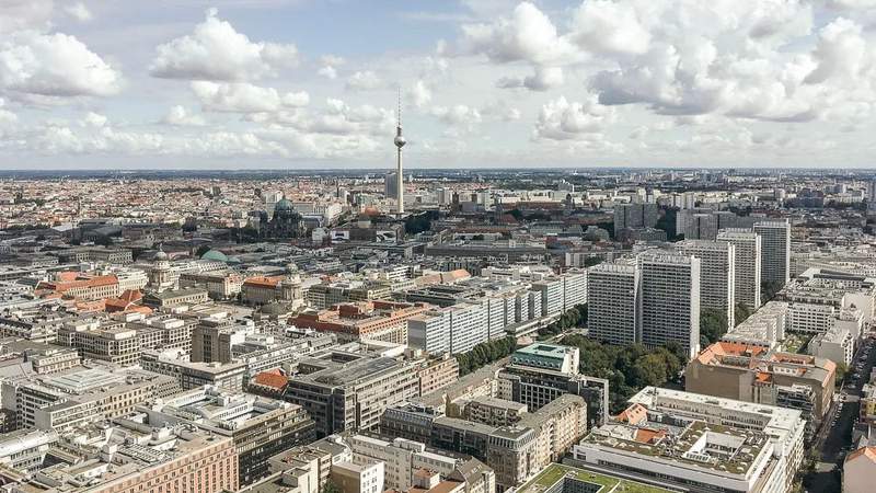 Ausblick auf Berlin vom Panoramapunkt Berlin