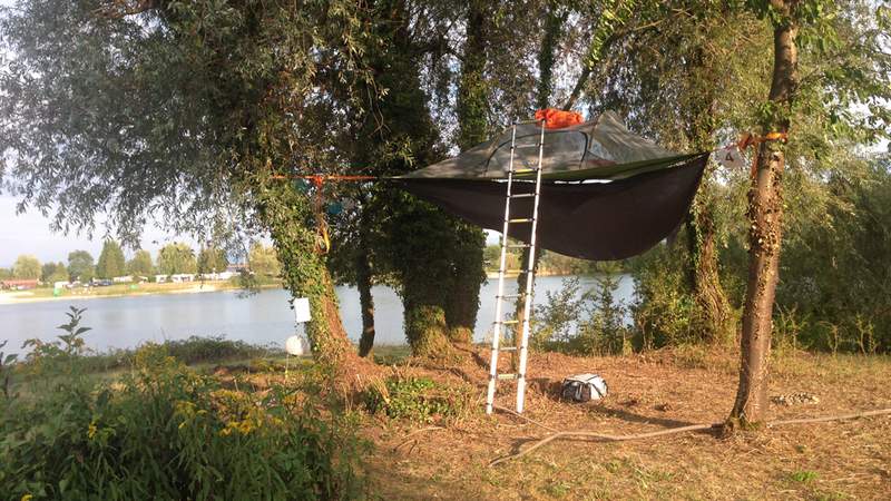 Baumzelt Übernachten im Baumzelt