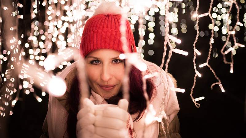 Weihnachstfeier im Christmas Garden