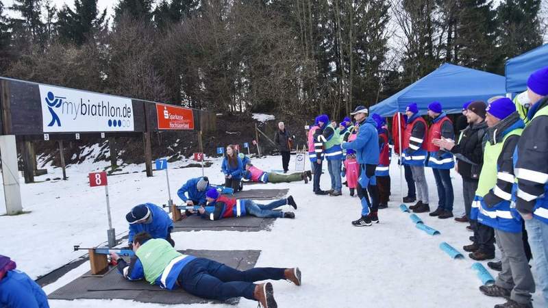 Biathlon-Team-Event im Sauerland