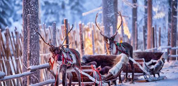 Mitternachtssonne in Lapland