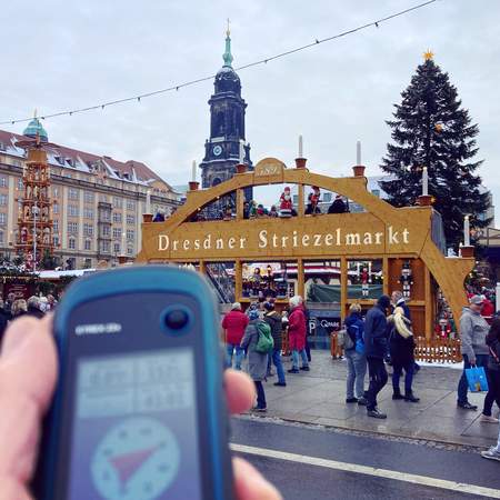 Geocaching+ im Dresdner Großstadtdschungel