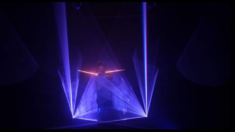 Licht und LED Show / Schwarzlichtshow