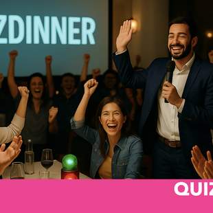 QUIZDINNER, QUIZZEN, DINGSDA, BUZZERN, BATTLE