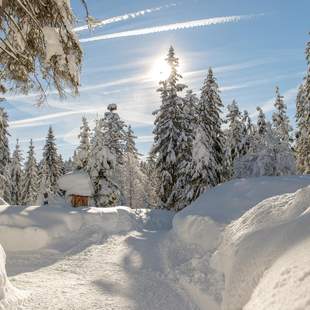 Kickoff Event in den Bergen mit Winter Games