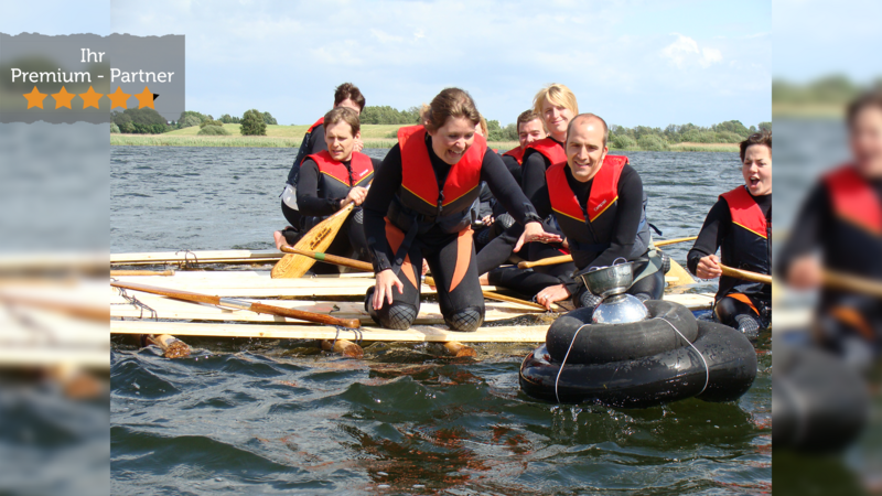 TeamEvent mit Floßbau