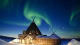 Polarlicht-Kote in Lappland Erlebnis-Restaurants in Lappland