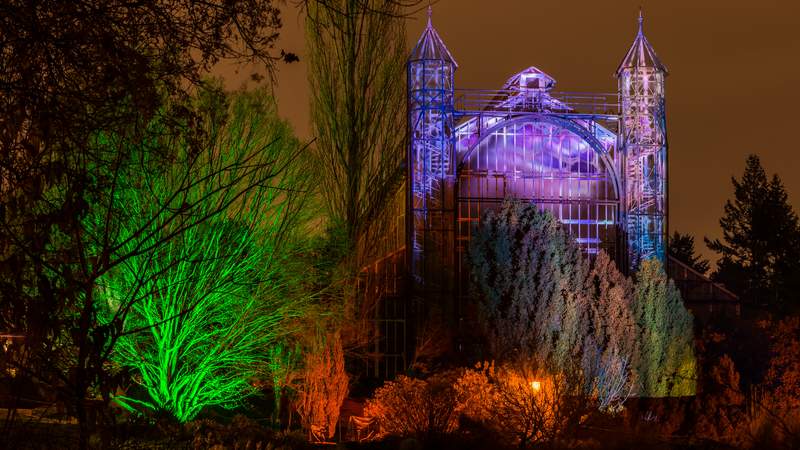 Weihnachstfeier im Christmas Garden