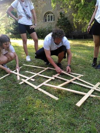 Teamrallye: ein Parcours - viele Spiele