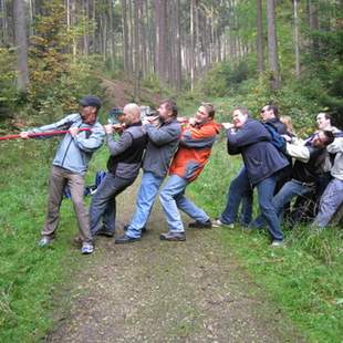 Teambildung in der Nähe von Nürnberg