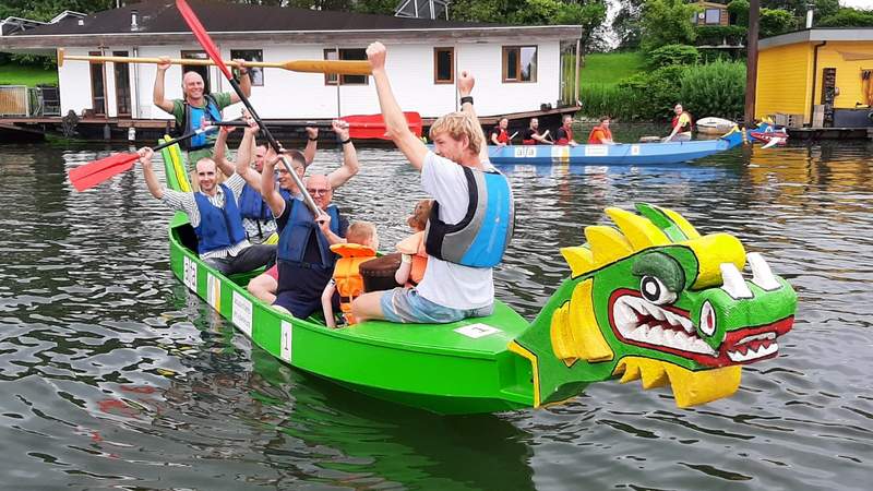 Drachenboot Event auf der Xantener Nordsee