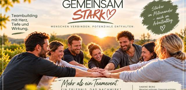 Gemeinsam stark Teambuilding