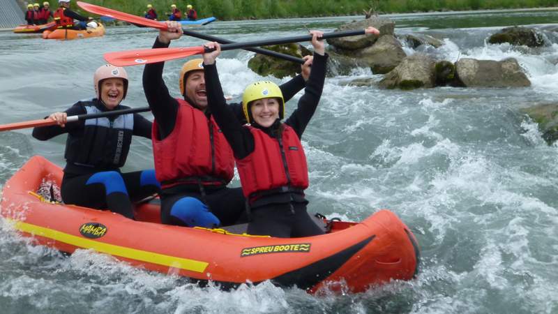 Canadier-Rafting Challenge