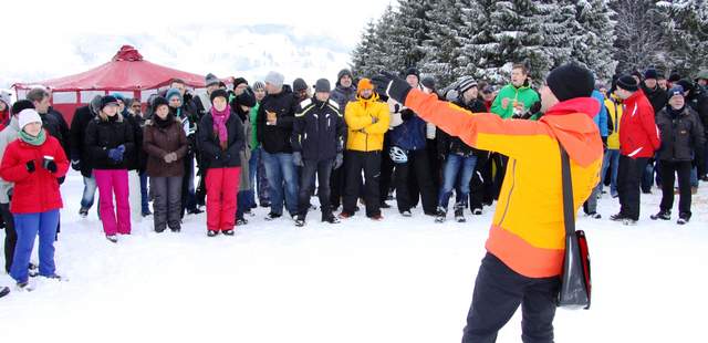 Schneestürmer Wintervent für Gruppen Schneestürmer