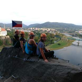 Klettersteig, Via Ferrata, Klettern, Adrenalin, Abseilen