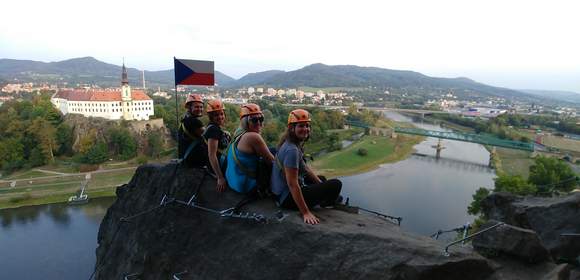 Klettersteig, Via Ferrata, Klettern, Adrenalin, Abseilen