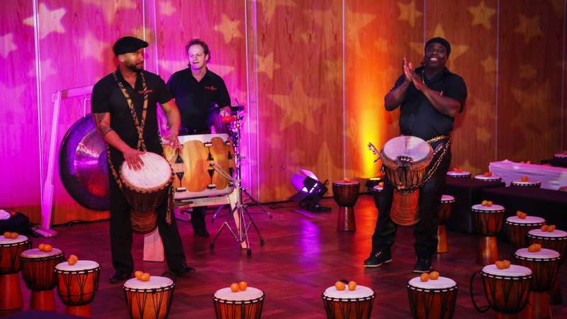 das Team beim Drum2gether
