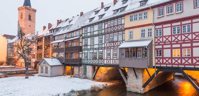 Krämerbrücke im Winter Krämerbrücke im Winter