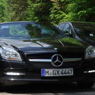 Spannender Roadtrip im Mercedes Cabrio