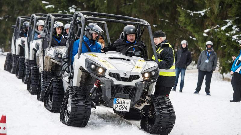 Winter Quad Teambuilding-Safari Fuchsjagd