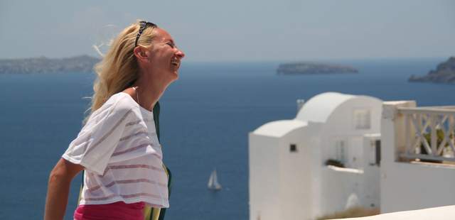 Hoch über Santorin Santorin - Insel in den Kykladen