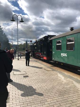 Braumeisterliche Fahrt mit Schmalspurbahn