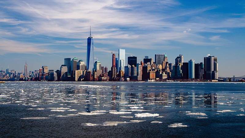 Incentive Reise Gruppenreise New York Manhattan Skyline im Winter