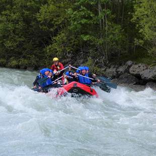 Ganztägige Raftingtour auf dem Lech